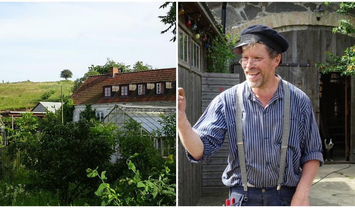 Gustav Mandelmann och familjens gård Djupadal på Österlen. Foto: Dependability/CC BY-SA 4.0