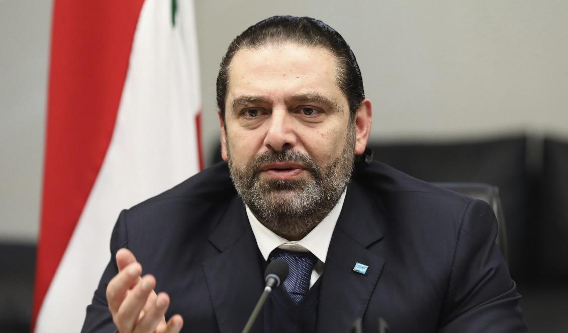 Saad al-Hariri tvingades bort från premiärministerposten i Libanon i slutet av oktober. Foto: Dalati Nohra/AP/TT