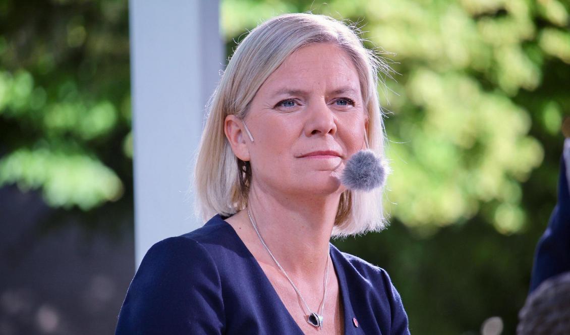 
Finansminister Magdalena Andersson (S). Foto: Susanne W Lamm/Epoch Times                                                