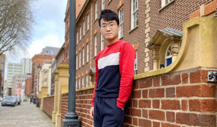 Simon Cheng i London, England. Foto: Privat (Simon Cheng)