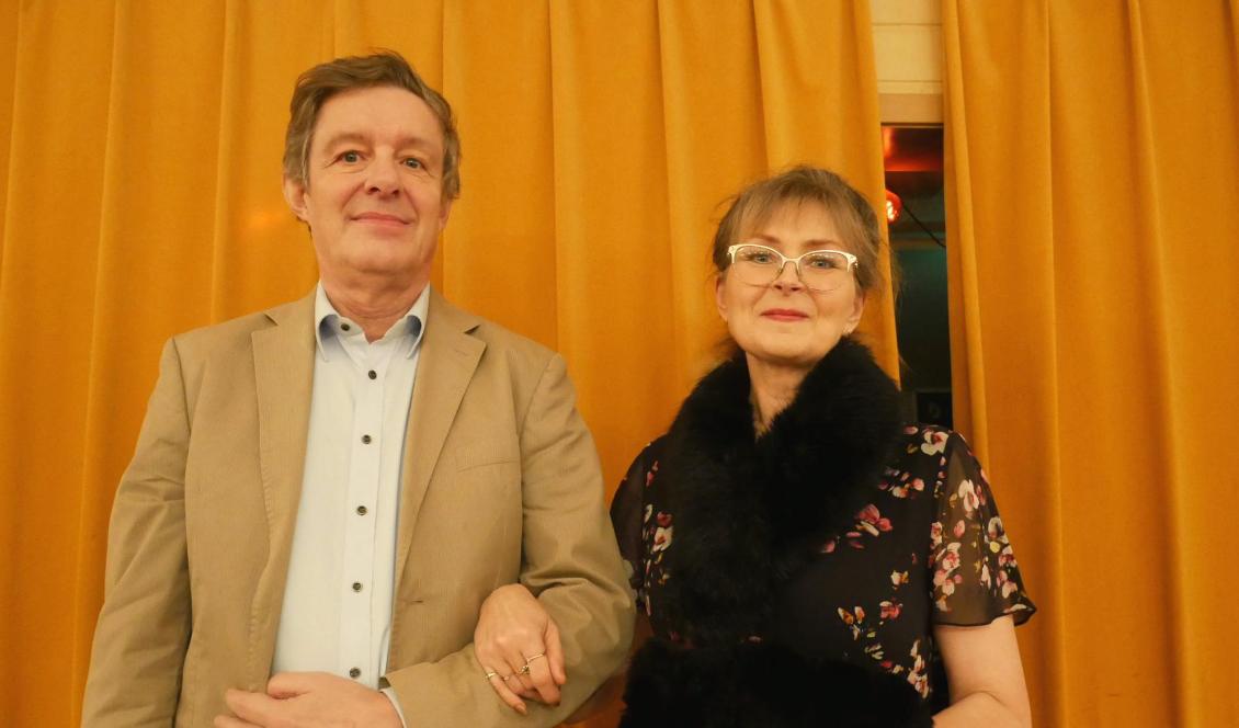 Bo Tarras-Wahlberg och Helena Bergli såg Shen Yuns föreställning i Stockholm den 5 januari, 2020. Foto: The Epoch Times