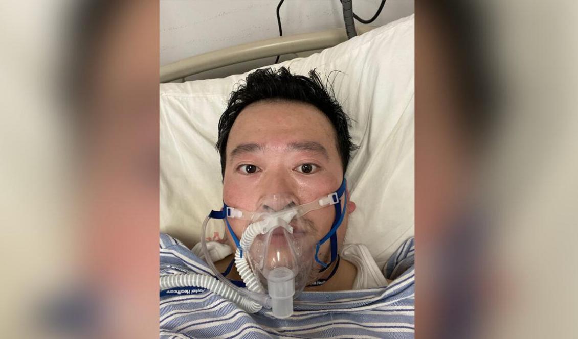 Li Wenliang arbetade som läkare på ett sjukhus i Wuhan. Foto: Privat, Li Wenliang