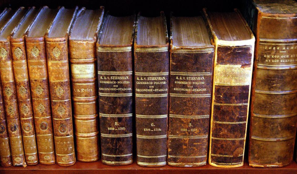 Samtliga böcker utgivna i Sverige ska digitaliseras. Foto: Hasse Holmberg-arkivbild