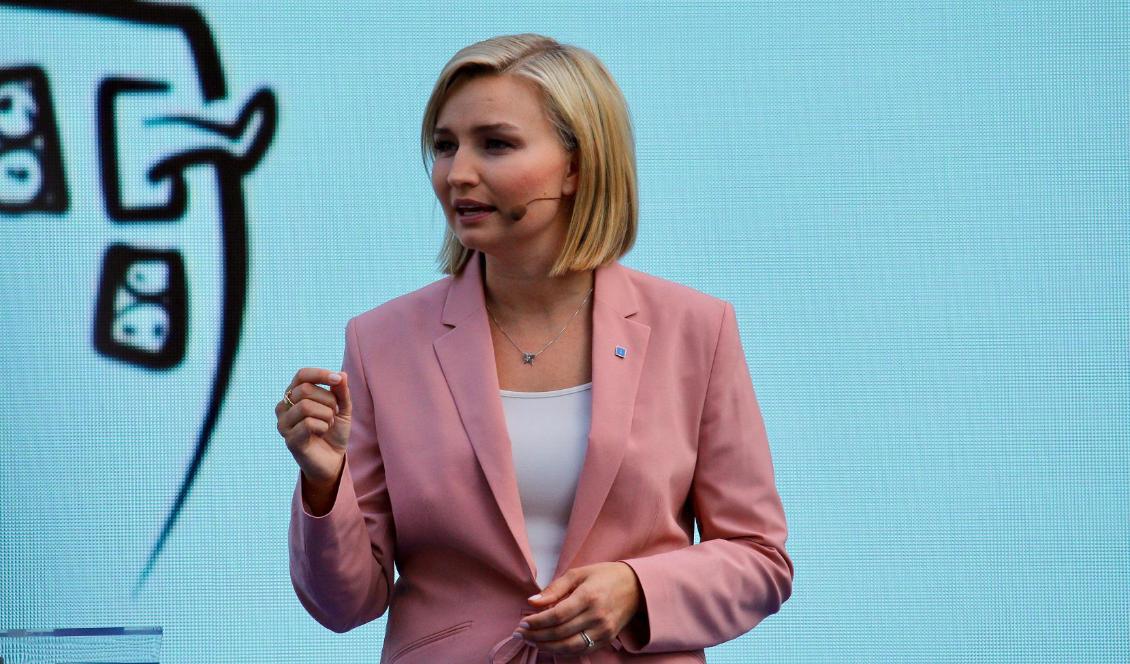 Kristdemokraternas partiledare Ebba Busch. Foto: Susanne W Lamm/Epoch Times-arkivbild