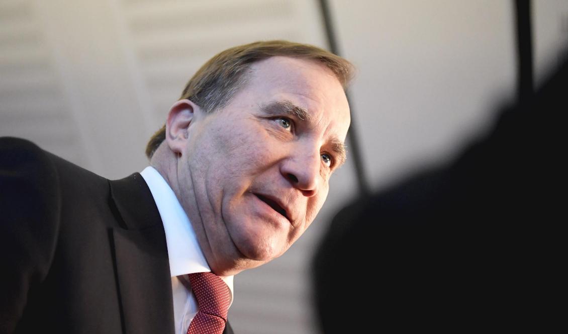 Statsminister Stefan Löfven (S) noterar fortsatt sjunkande stöd för sitt parti. Foto: Janerik Henriksson/TT-arkivbild