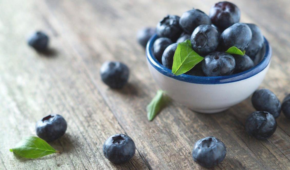 Blåbär är bra för hjärnan.
