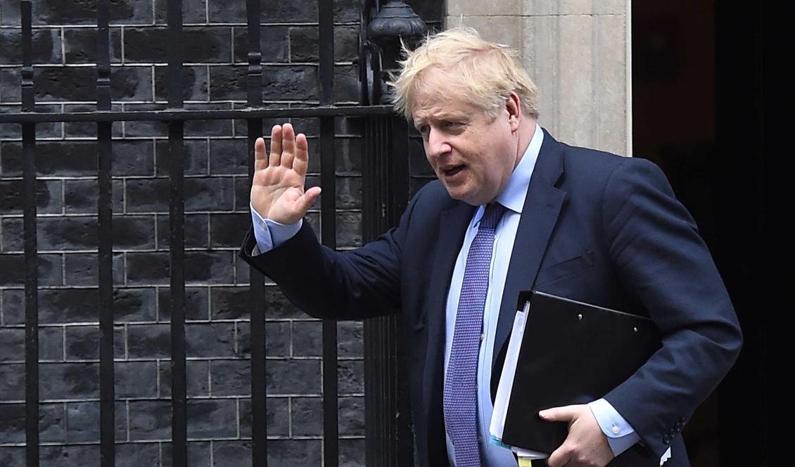 Storbritanniens premiärminister Boris Johnson vid Downing Street den 12 februari 2020. Foto: Peter Summers/Getty Images