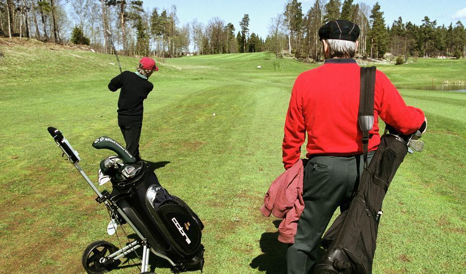 Flera golfbanor märker ett ökat tryck på banorna trots – eller snarare kanske tack vare – coronapandemin. Foto: Erik G Svensson-arkivbild
