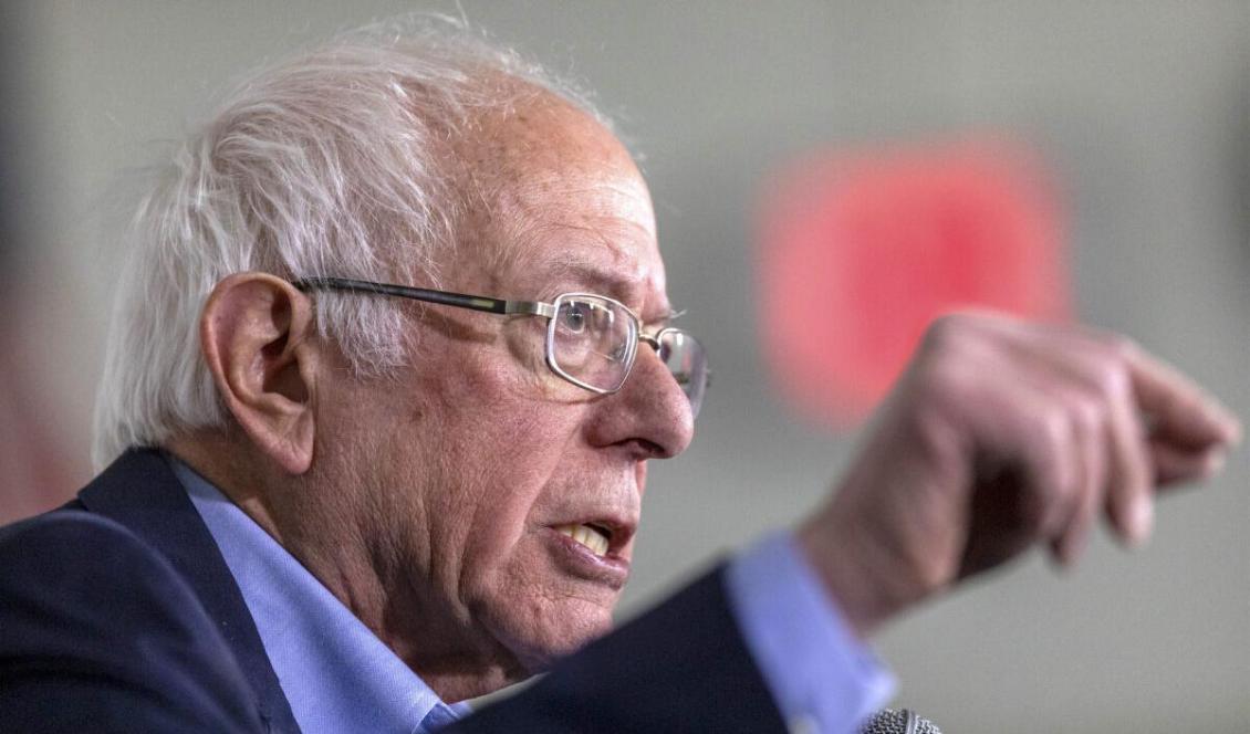 








Demokratiske presidentkandidaten Bernie Sanders talar i Santa Ana, Kalifornien, den 21 februari 2020. Foto: David McNew/Getty Images                                                                                                                                                                                                                                                                                                                                                                                                                                                