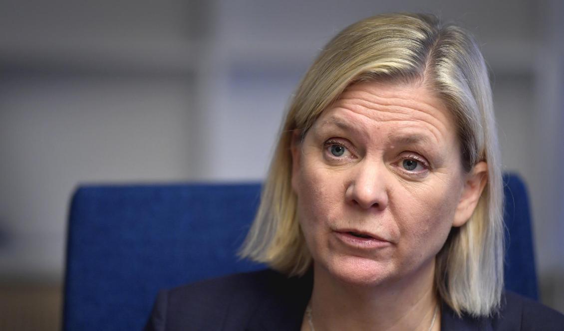 Finansminister Magdalena Andersson (S). Foto: Anders Wiklund/TT-arkivbild