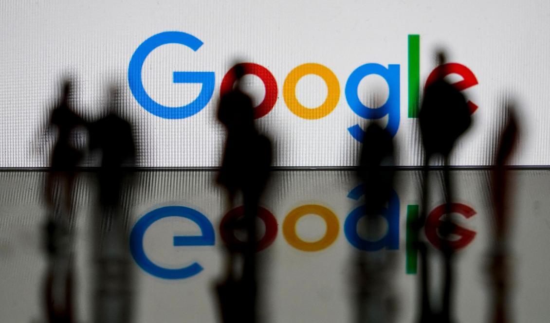 Google åläggs att betala 75 miljoner kronor i sanktionsavgift. Foto: Kenzo Triboullard/AFP via Getty Images