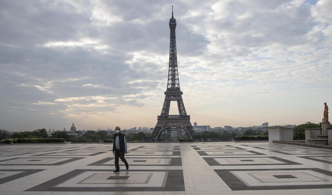 Frankrikes regering vill förlänga det hälsonödläge som utlysts i landet. Foto: Michel Euler/AP/TT-arkivbild