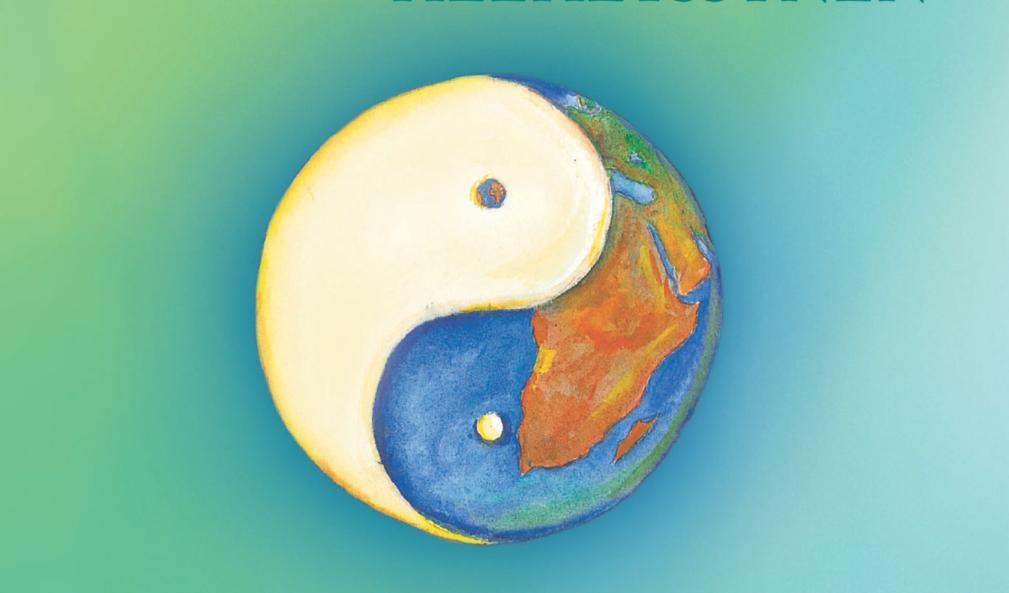 Sanna Ehdins målning till bokomslaget på sin bok ”HQ – den mänskliga helhetssynen” som gavs ut 2003.