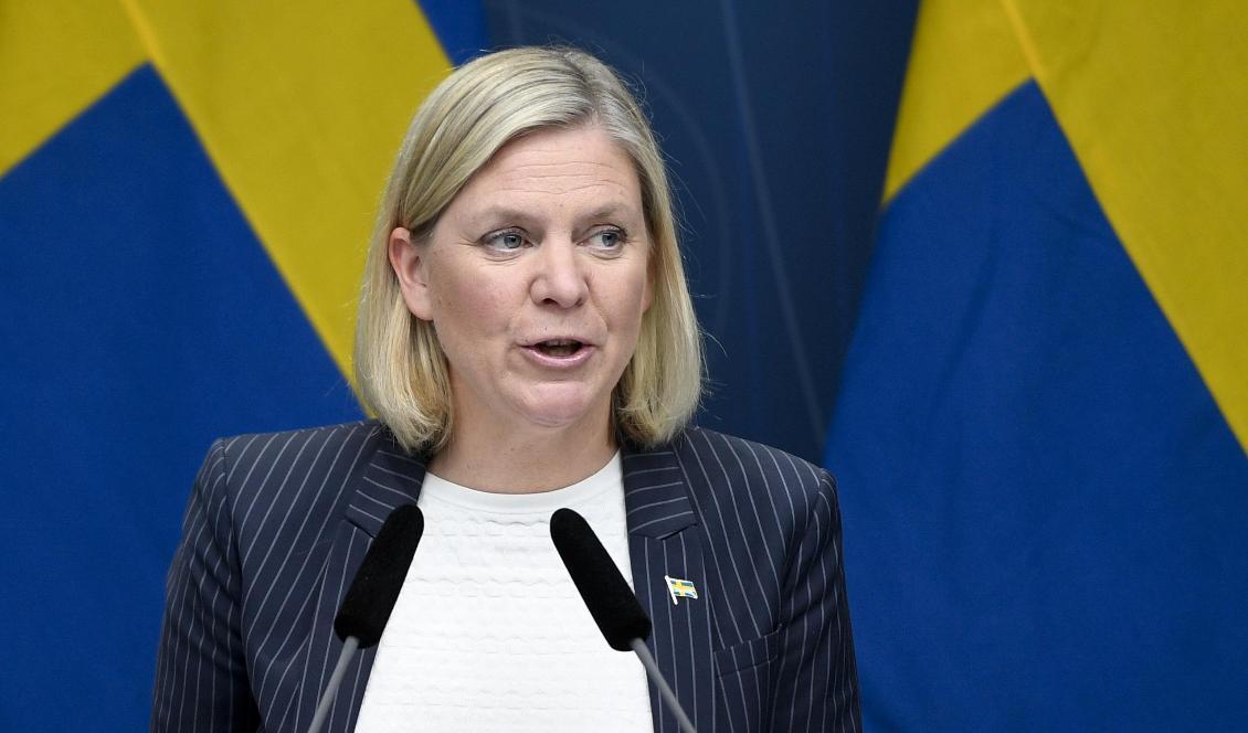Finansminister Magdalena Andersson (S). Foto: Ali Lorstani/TT-arkivbild