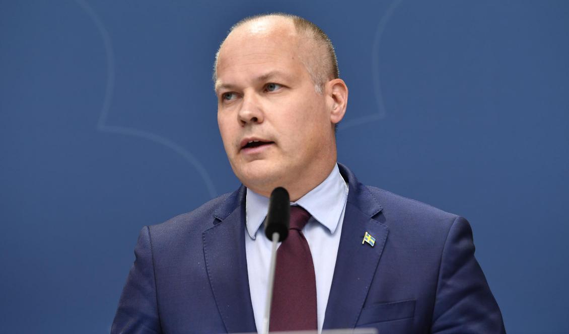 Justitie- och migrationsminister Morgan Johansson (S). Foto: Henrik Montgomery/TT-arkivbild