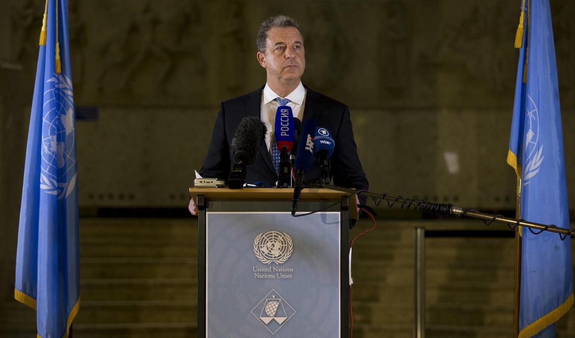 FN-åklagaren Serge Brammertz hyllar gripandet i Frankrike av den misstänkte folkmordsförbrytaren Félicien Kabuga. Foto: Peter Dejong/AP/TT-arkivbild