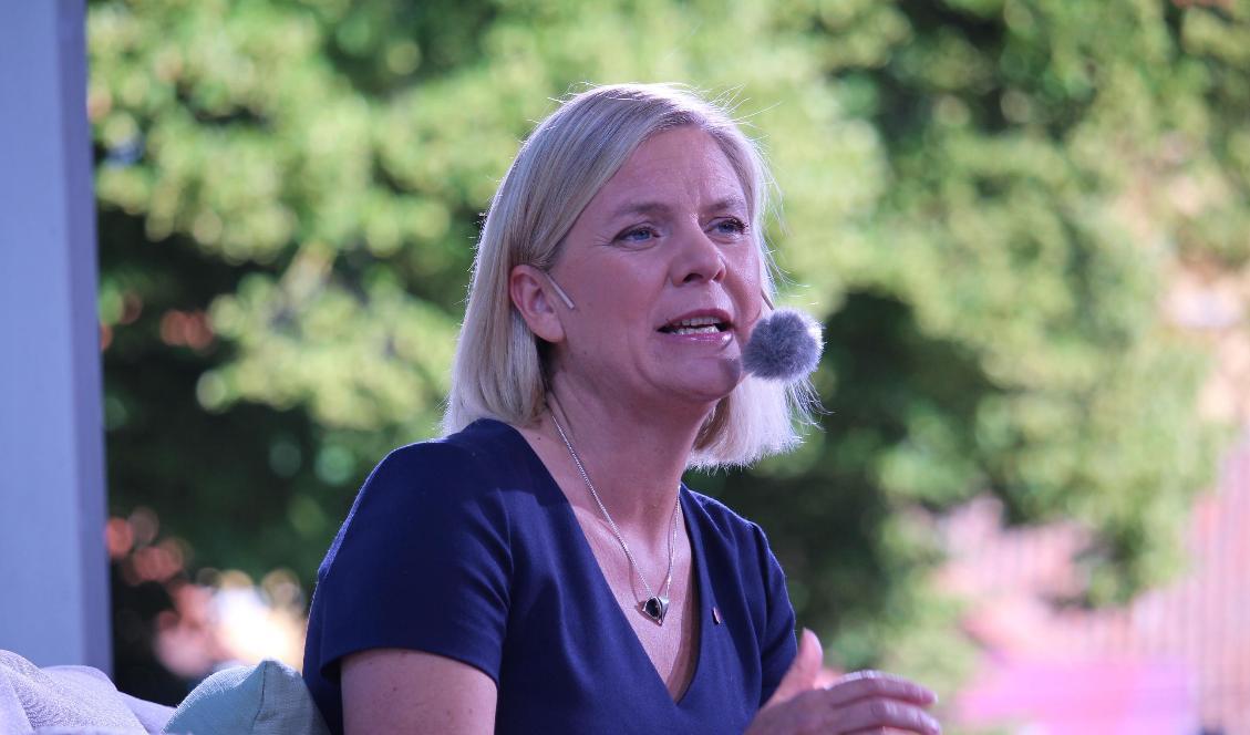 Finansminister Magdalena Andersson (S). Foto: Susanne W Lamm/Epoch Times-arkivbild