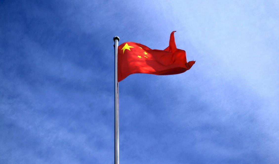 

Den kinesiska flaggan. Foto: Pixabay                                                                                            