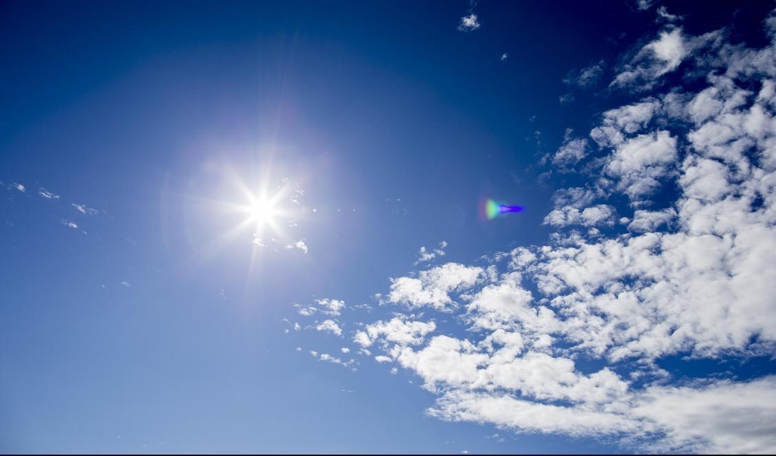 
Sol för hela landet på torsdagen enligt SMHI:s prognos. Foto: NTB SCANPIX/TT-arkivbild                                                