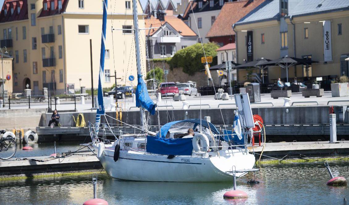 Blir det fullt av norska båtar i Visby hamn i sommar? Det återstår att se. Foto: Fredrik Sandberg/TT-arkivbild