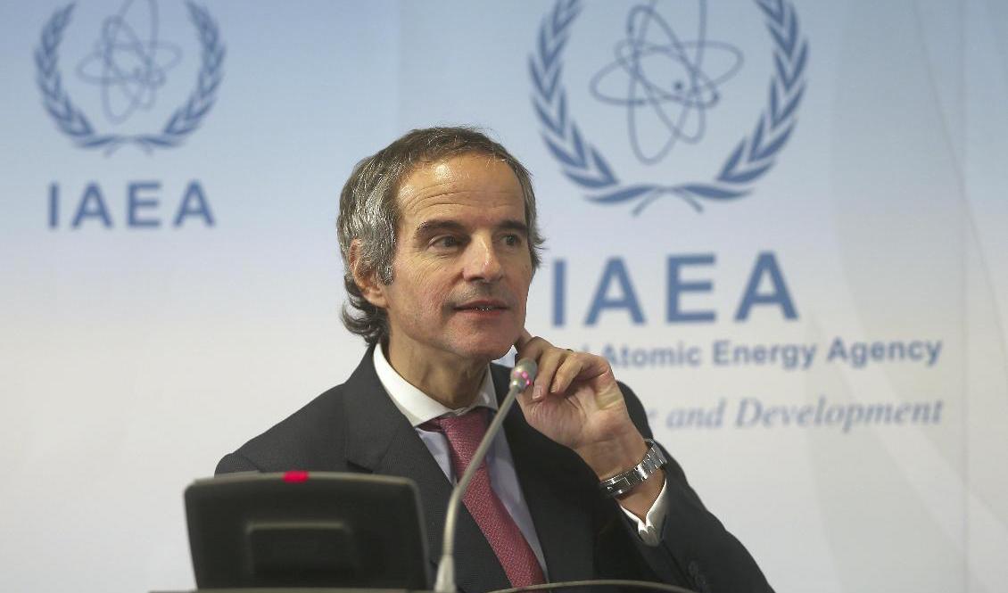 IAEA-chefen Rafael Grossi. Foto: Ronald Zak/AP/TT-arkivbild