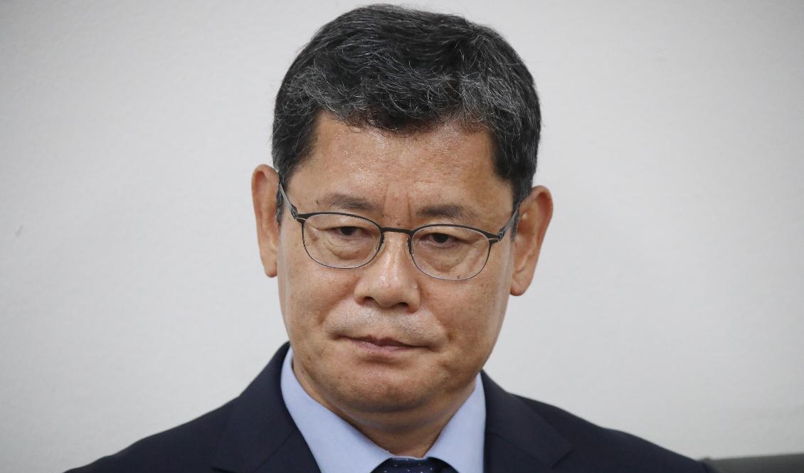 Kim Yeon-Chul har lämnat in sin avskedsansökan, som har godkänts av Sydkoreas president. Foto: Kim Seung-Doo/AP/TT-arkivbild