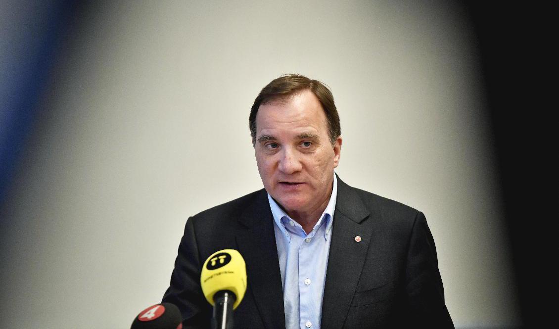 Förtroendet för statsminister Stefan Löfvens hantering av coronautbrottet sjunker. Foto: Björn Larsson Rosvall/TT-arkivbild