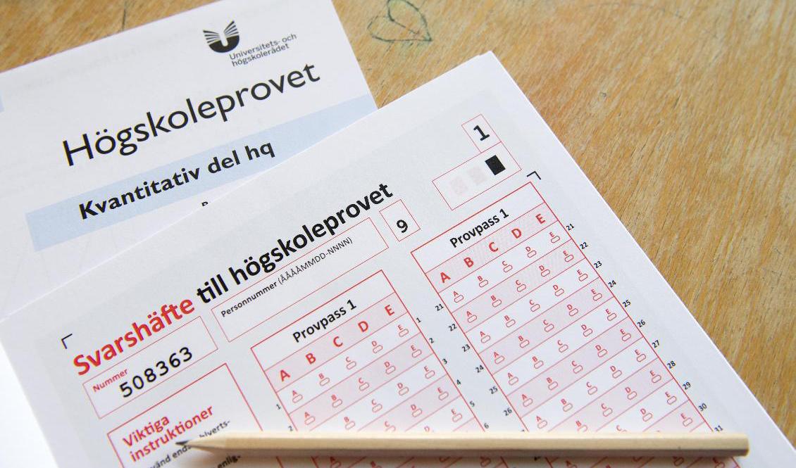 Det blir inget högskoleprov i höst. Foto: Henrik Montgomery/TT-arkivbild