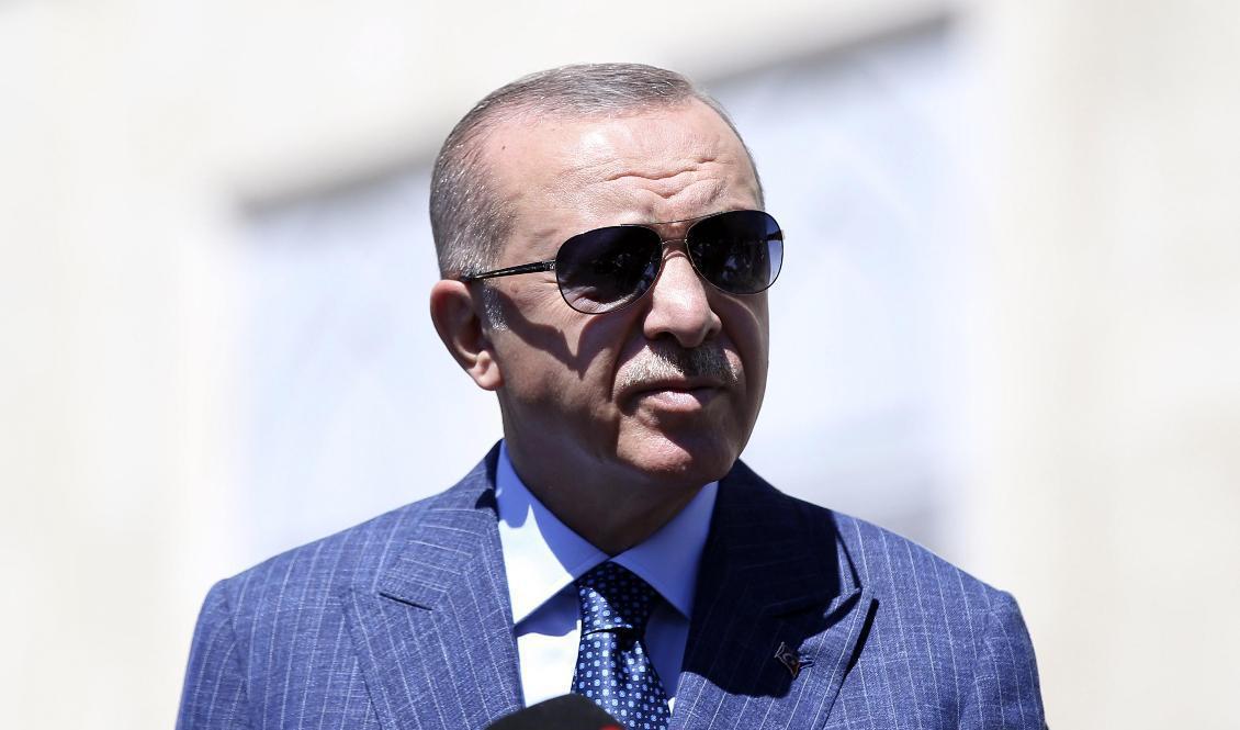 Turkiets president Recep Tayyip Erdogan. Arkivbild. Foto: Turkiska presidentämbetet/AP/TT-arkivbild
