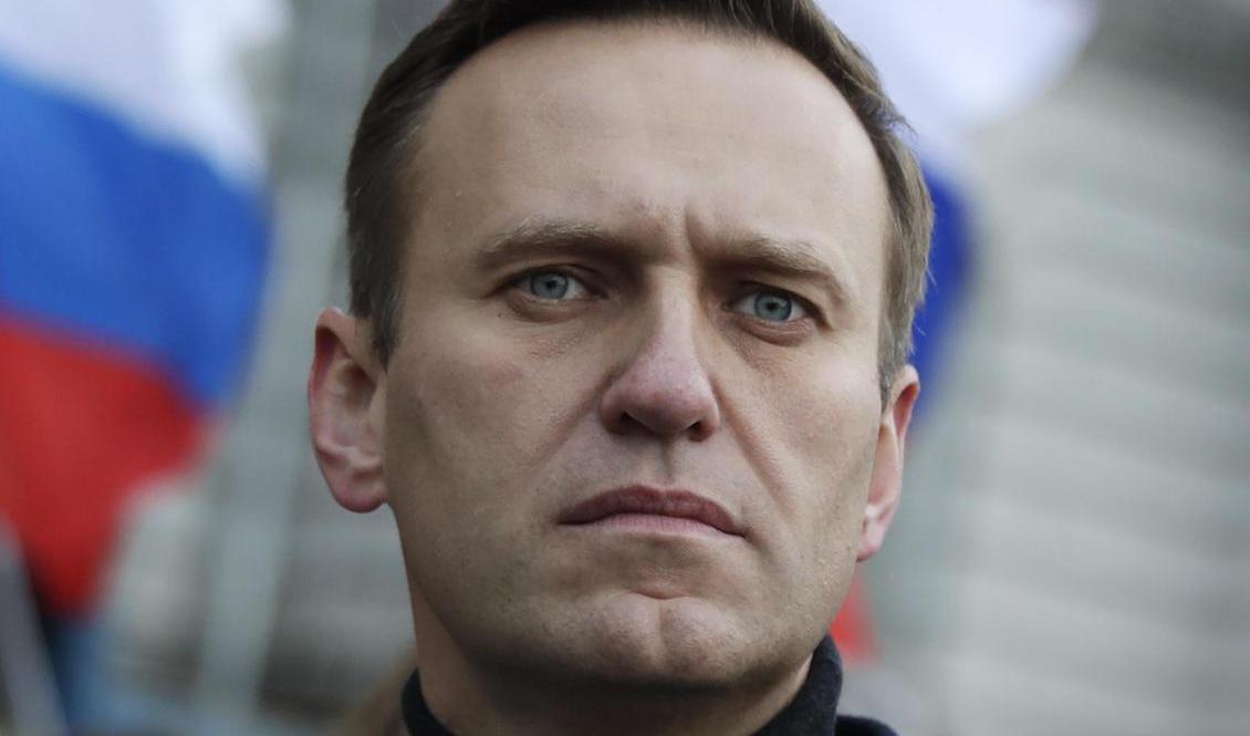 Den ryske oppositionspolitikern Aleksej Navalnyj. Foto: Pavel Golovkin/AP/TT