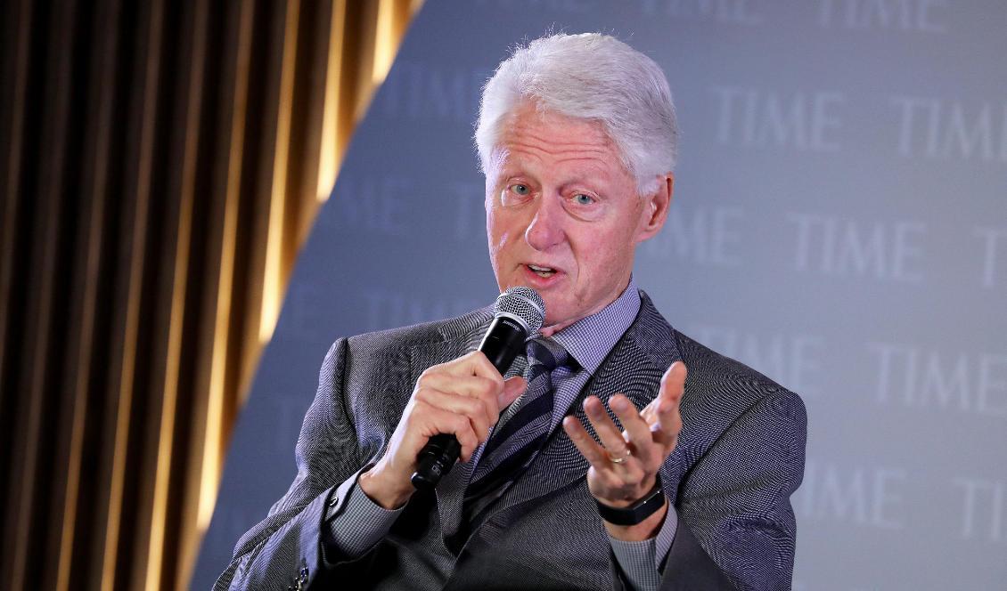 

USA:s tidigare president, Bill Clinton, talar vid ett möte i New York den 17 oktober 2019. Foto: Brian Ach/Getty Images                                                                                        