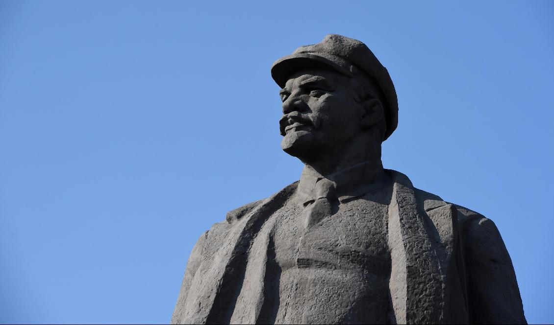 En annan staty över Lenin. Den här bilden är tagen den 16 september 2014 i Donetsk i östra Ukraina. Foto: Philippe Desmazes/AFP via Getty Images