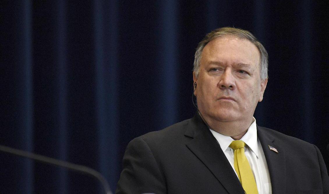 USA:s utrikesminister Mike Pompeo. Arkivbild.  Foto: Susan Walsh/AP/TT
