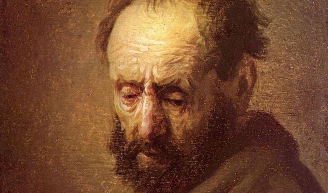 "Porträtt av en skäggig man" kan vara en äkta Rembrandt. Arkivbild.  Foto: Ashmolean Museum