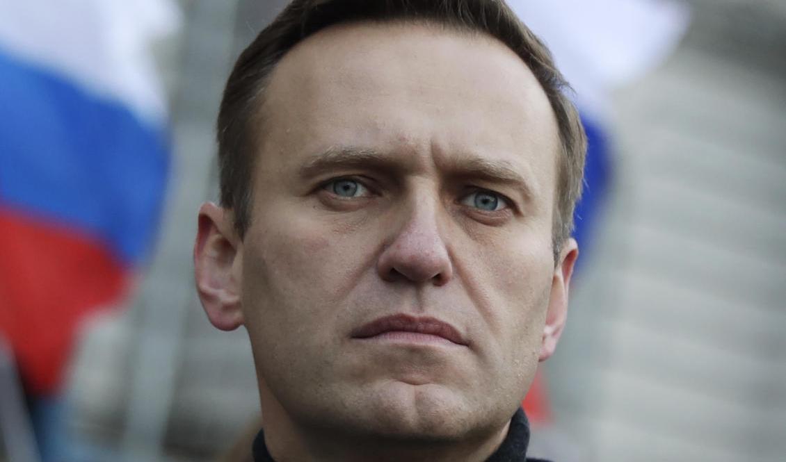 
Den ryske oppositionspolitikern Aleksej Navalnyj. Arkivbild. Foto: Pavel Golovkin/AP/TT                                            