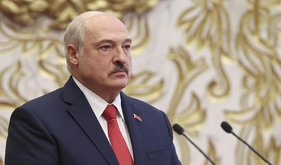 
Belarus president Alexandr Lukasjenko.  Foto: Maxim Guchek/AP/TT                                            