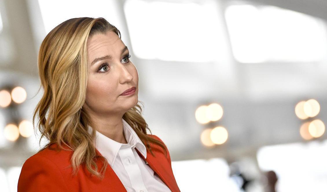 Kristdemokraternas partiledare Ebba Busch. Foto: Janerik Henriksson/TT