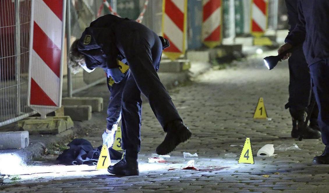 En dödlig knivattack i Dresden utreds som terrorbrott. Arkivbild. Foto: Roland Halkasch/DPA/AP/TT
