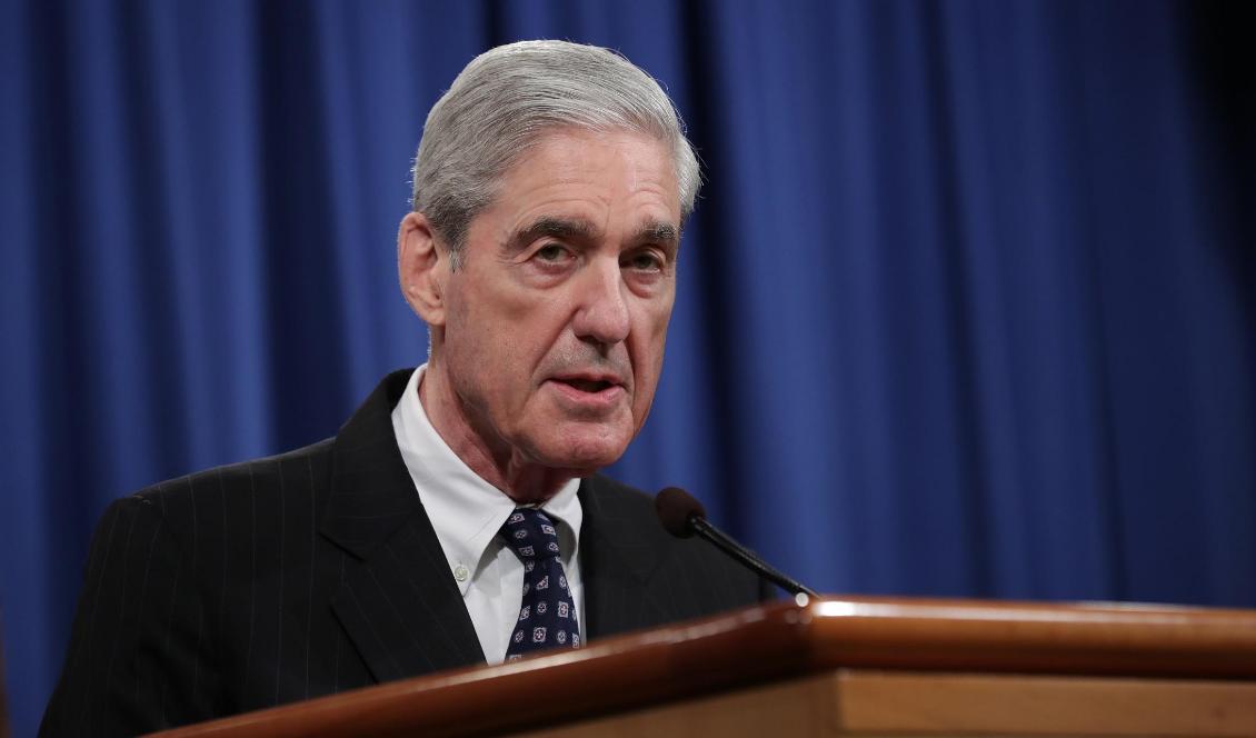 Särskilde åklagaren Robert Mueller gör ett uttalande om Rysslandsutredningen den 29 maj 2019 i justitiedepartementet i Washington D.C. Foto: Chip Somodevilla/Getty Images