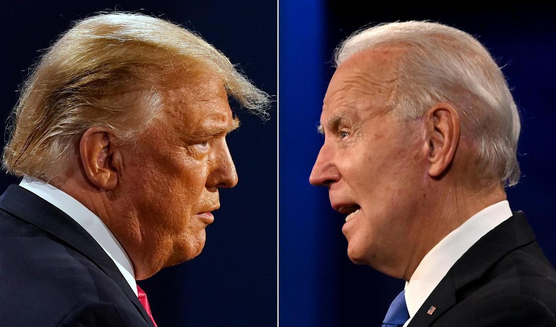 









De två presidentkandidaterna Donald Trump (v) och Joe Biden (h). Foto: Morry Gash, Jim Watson/AFP via Getty Images                                                                                                                                                                                                                                                                                                                                                                                                                                                        