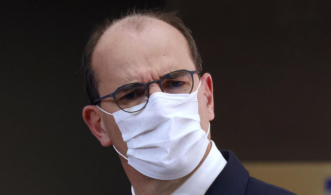 Frankrike inför utegångsförbud för 46 miljoner människor, meddelar premiärminister Jean Castex. Arkivbild. Foto: Ludovic Marin/AP/TT