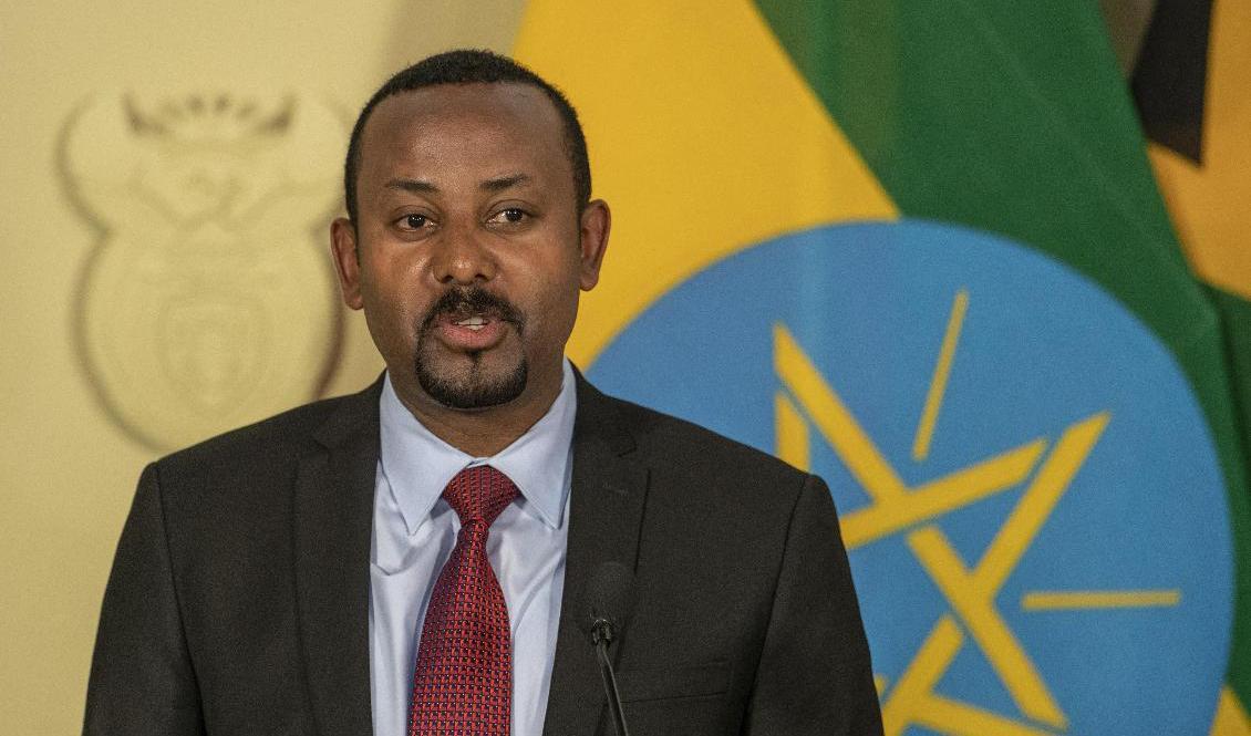 Etiopiens premiärminister Abiy Ahmed. Arkivbild. Foto: Themba Hadebe/AP/TT