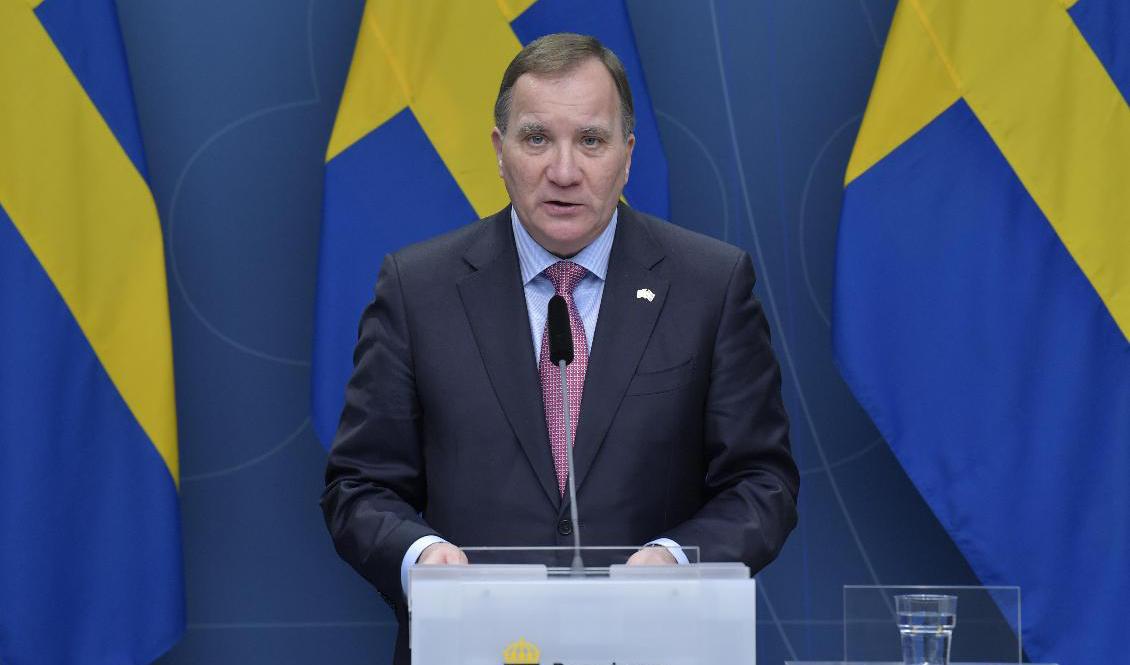 Statsminister Stefan Löfven (S). Foto: Jessica Gow/TT