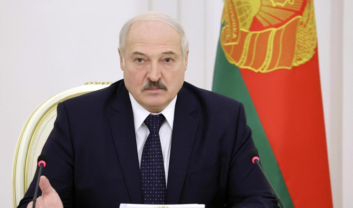 Belarus president Aleksandr Lukasjenko. Arkivbild. Foto: Maxim Guchek/AP/TT