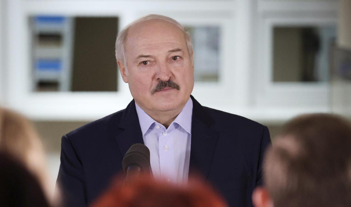 
Belarus president Aleksandr Lukasjenko. Arkivbild. Foto: Maxim Guchek/AP/TT                                            