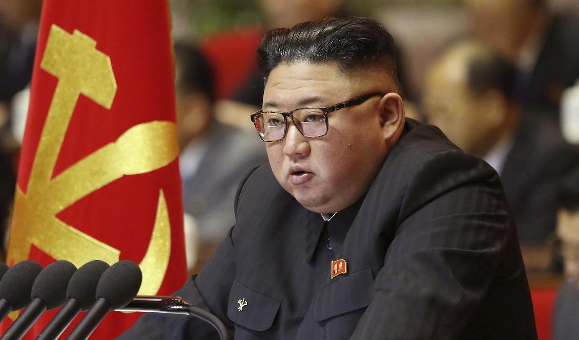 Nordkoreas diktator Kim Jong-Un. Foto: KCNA via AP/TT