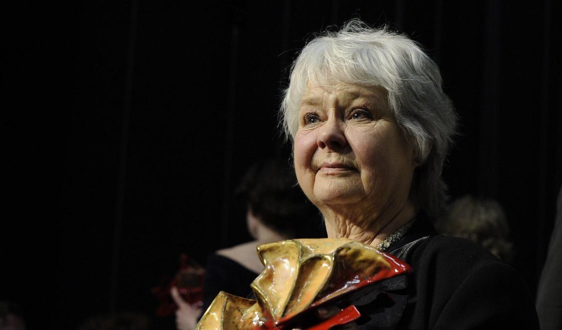 Mona Malm vid Guldbaggegalan 2011. Foto: Anders Wiklund/TT