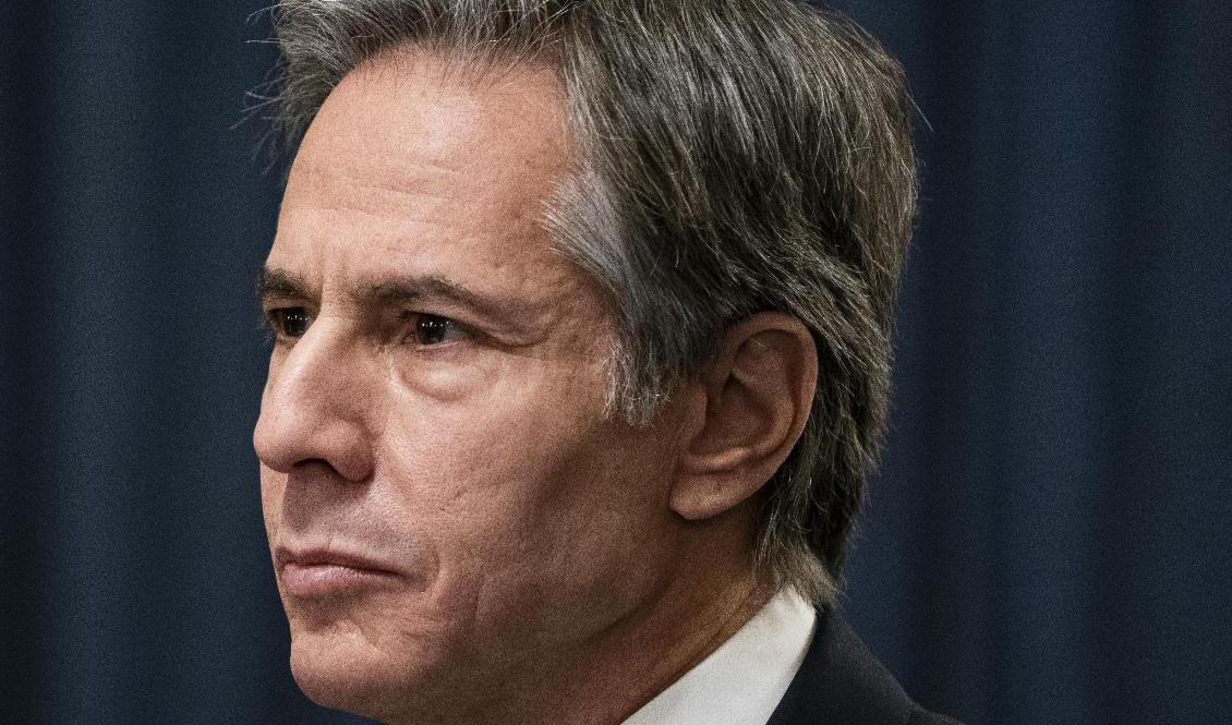 USA:s utrikesminister Antony Blinken har ringt sin kollega i Ankara. Foto: Alex Edelman/AP/TT