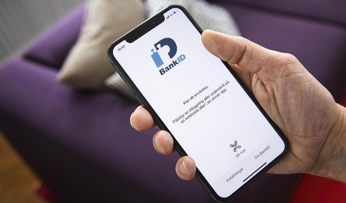 Bankid har för närvarande störningar. Arkivbild. Foto: Fredrik Persson/TT