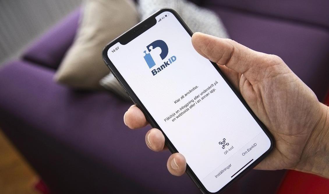 Bankid har utsatts för en ddos-attack. Arkivbild. Foto: Fredrik Persson/TT